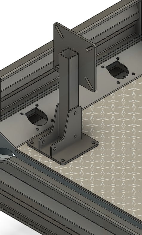 Heavy duty folding vice mount