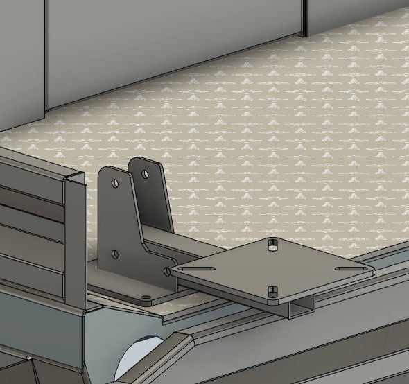 Heavy duty folding vice mount