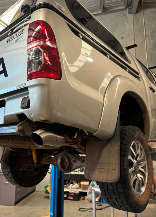 N70 Hilux 4 inch stainless exhaust