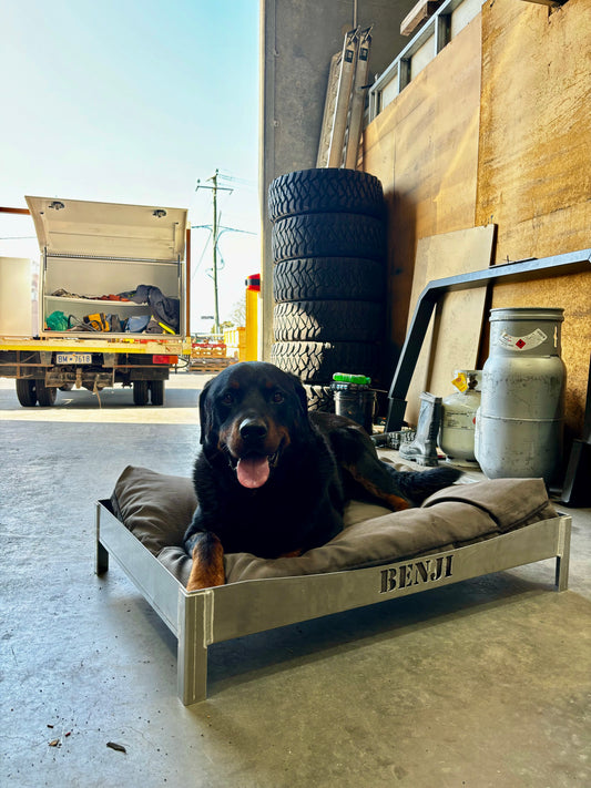 Aluminium dog bed