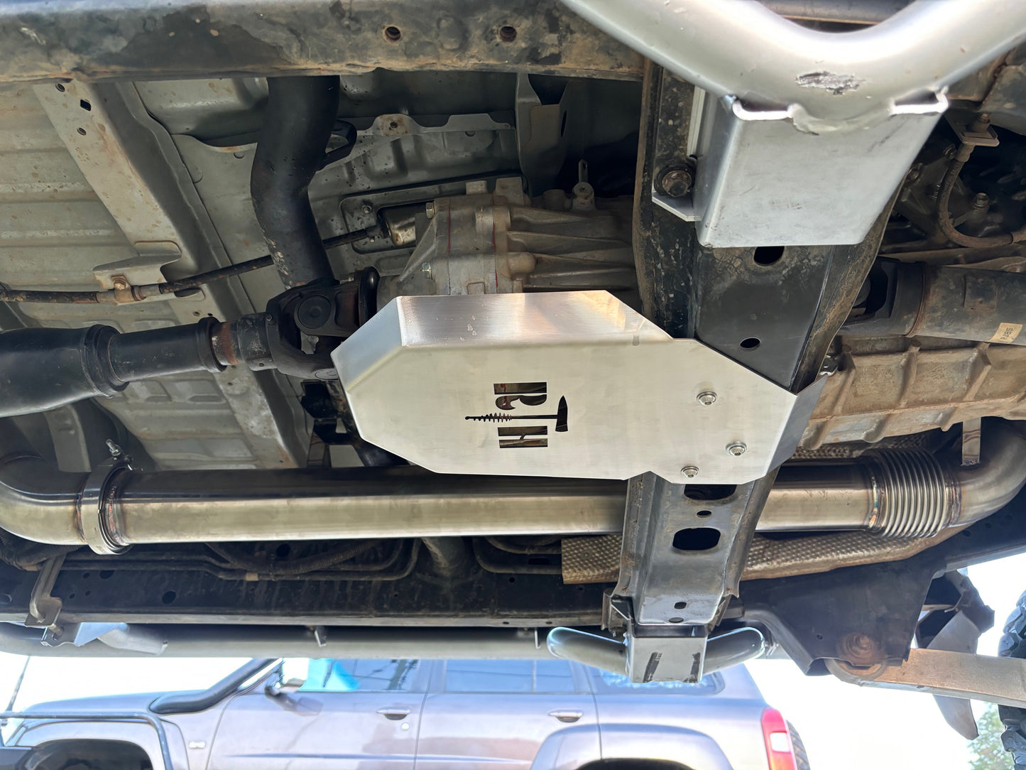 70 Series Transfer case bash plate